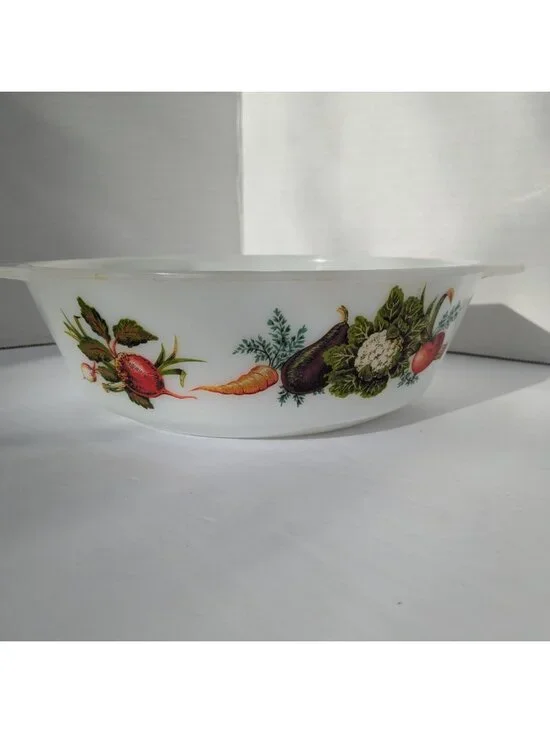 Vintage JAJ England Pyrex Casserole Dish 513 Vegetables No Lid Classic - Picture 3 of 10